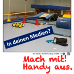 Mach mit! Handy aus!